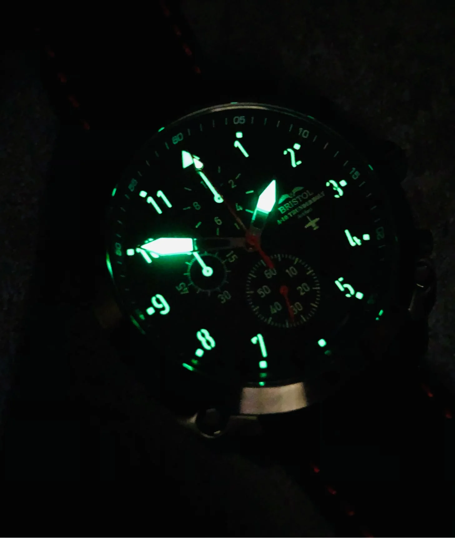 A-10 Thunderbolt Tribute - Gunmetal Finish, Leather Band - Image 7