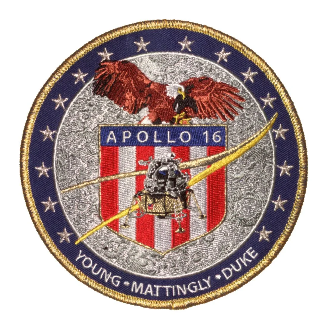 Apollo 16 Commemorative 5" Mission Patch