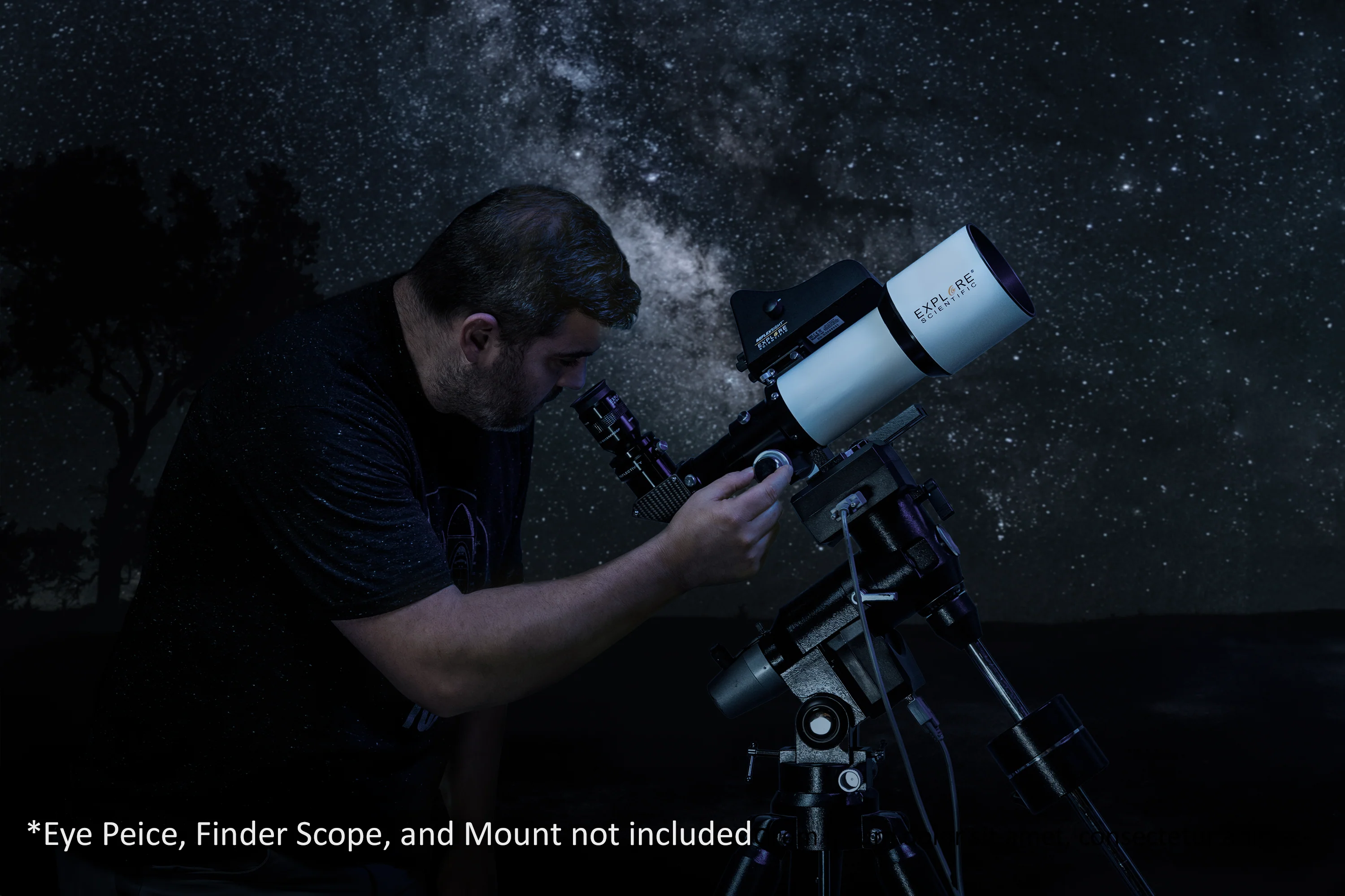 Explore Scientific ED80 Essential Series Air-Spaced Triplet Refractor Telescope - ES-ED0806-02 - Image 8