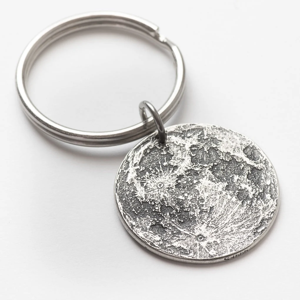 Full Moon Silver Necklace or Charm - Image 5