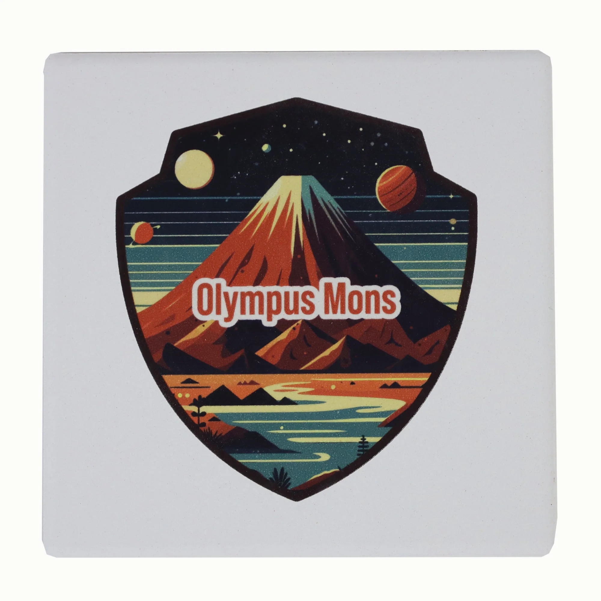 Mars Locations Ceramic Coaster Set - Image 9